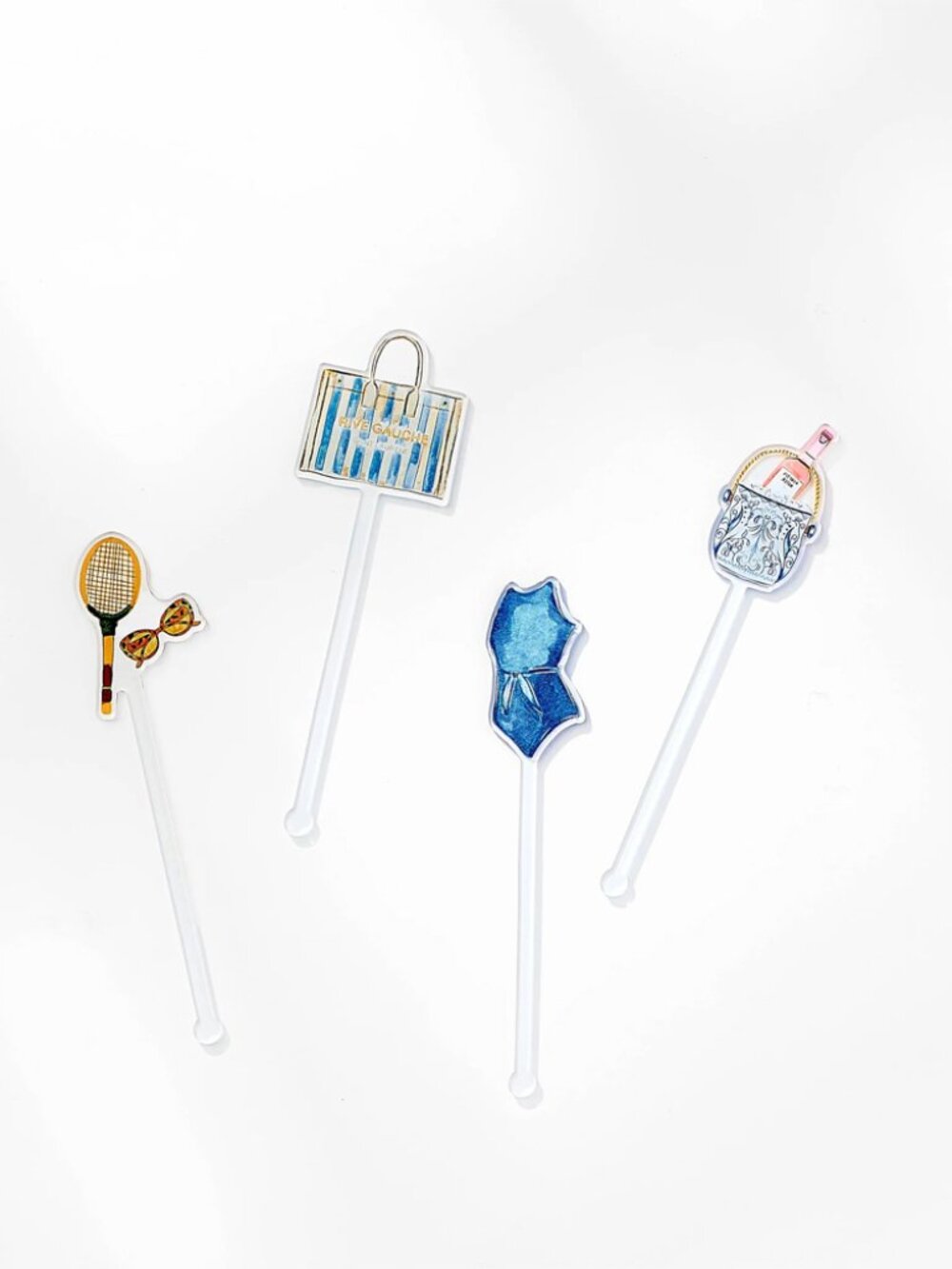 Hamptons Summer Vibes Acrylic Stir Sticks